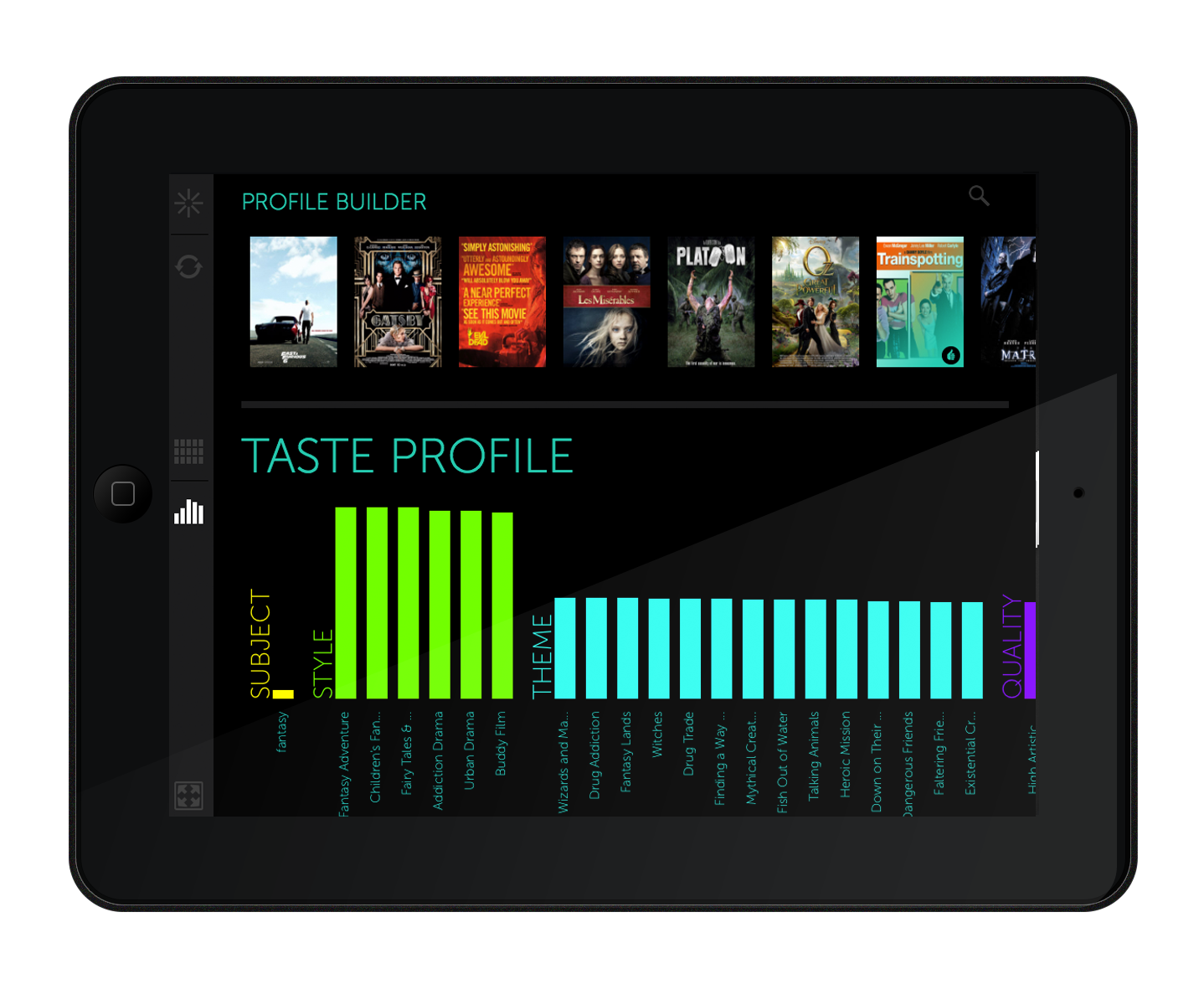 Interface design and prototypes